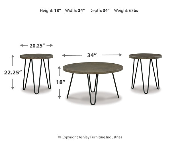 Hadasky Occasional Table Set (3/CN) Signature Design by Ashley®