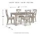 Parellen Dining Table and 4 Chairs Signature Design by Ashley®