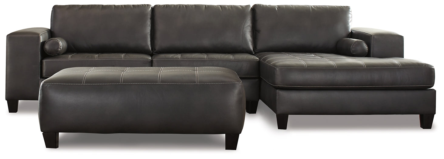 Nokomis 2-Piece Sectional with Ottoman Signature Design by Ashley®