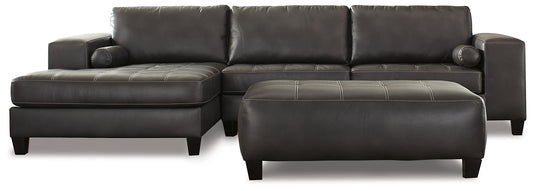 Nokomis 2-Piece Sectional with Ottoman Signature Design by Ashley®