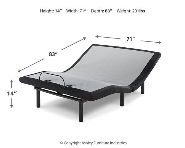 Mt Dana Euro Top Mattress with Adjustable Base Sierra Sleep® by Ashley