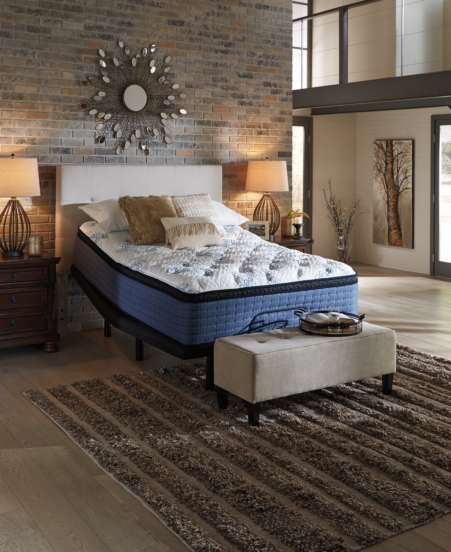 Mt Dana Euro Top Mattress with Adjustable Base Sierra Sleep® by Ashley