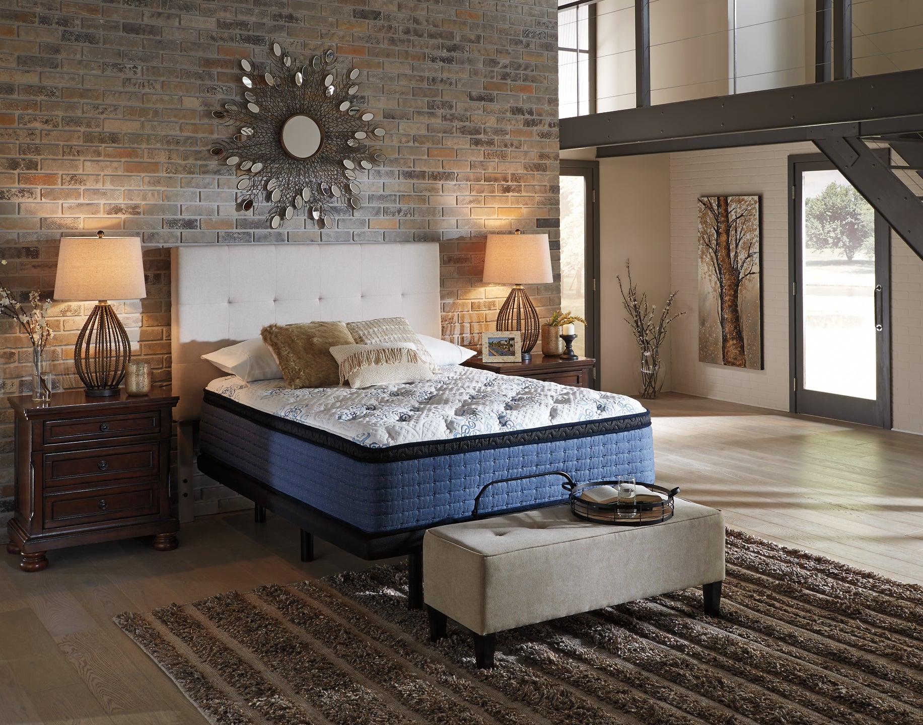 Mt Dana Euro Top Mattress with Adjustable Base Sierra Sleep® by Ashley