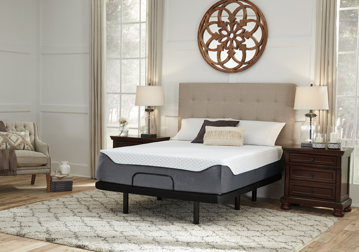 14 Inch Chime Elite Mattress with Adjustable Base Sierra Sleep® by Ashley