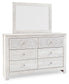 Paxberry Queen Panel Bed with Mirrored Dresser and Chest Signature Design by Ashley®