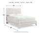 Paxberry Queen Panel Bed with Mirrored Dresser Signature Design by Ashley®