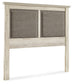 Cambeck Queen Upholstered Panel Headboard with Mirrored Dresser and Chest Signature Design by Ashley®