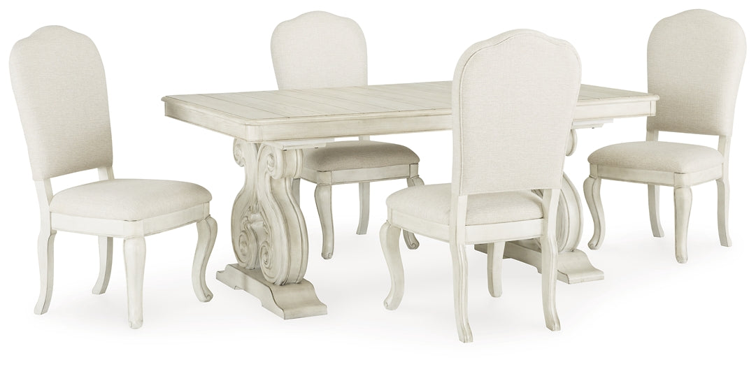 Arlendyne Dining Table and 4 Chairs Signature Design by Ashley®