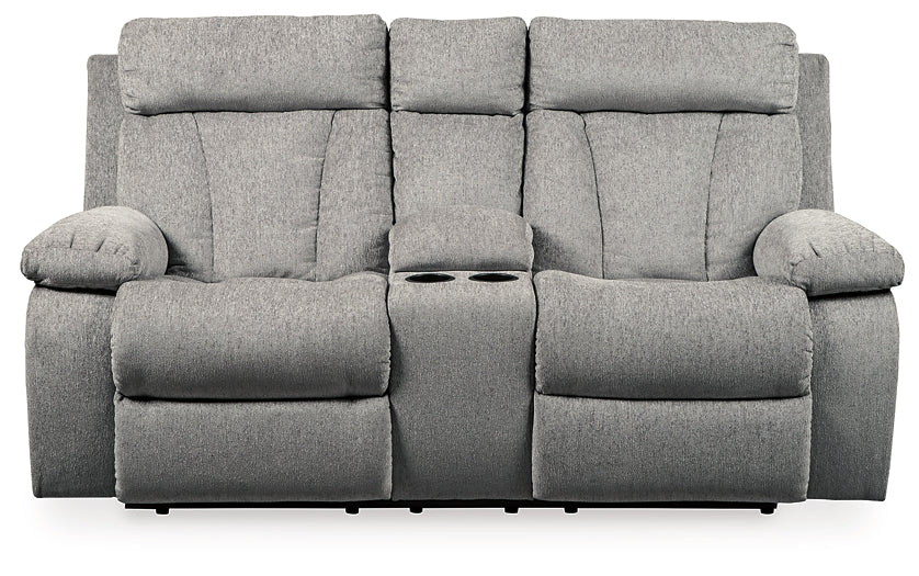 Mitchiner DBL Rec Loveseat w/Console Signature Design by Ashley®