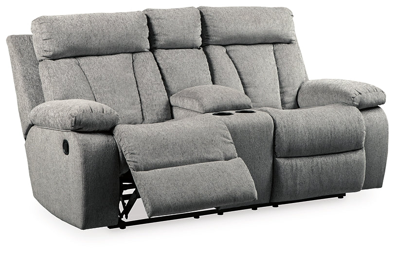 Mitchiner DBL Rec Loveseat w/Console Signature Design by Ashley®