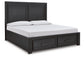 Foyland King Panel Storage Bed with Mirrored Dresser and 2 Nightstands Signature Design by Ashley®