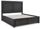 Foyland King Panel Storage Bed with Mirrored Dresser, Chest and Nightstand Signature Design by Ashley®