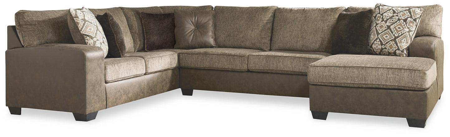 Abalone 3-Piece Sectional with Chaise Benchcraft®