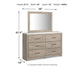 Senniberg Queen Panel Bed with Mirrored Dresser Signature Design by Ashley®