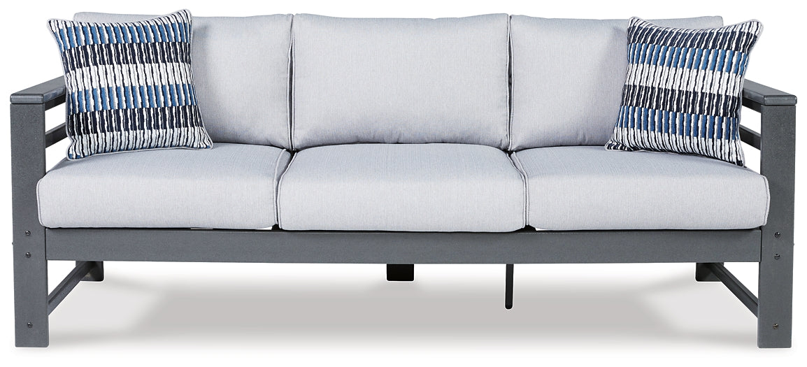 Amora Outdoor Sofa with Coffee Table Signature Design by Ashley®