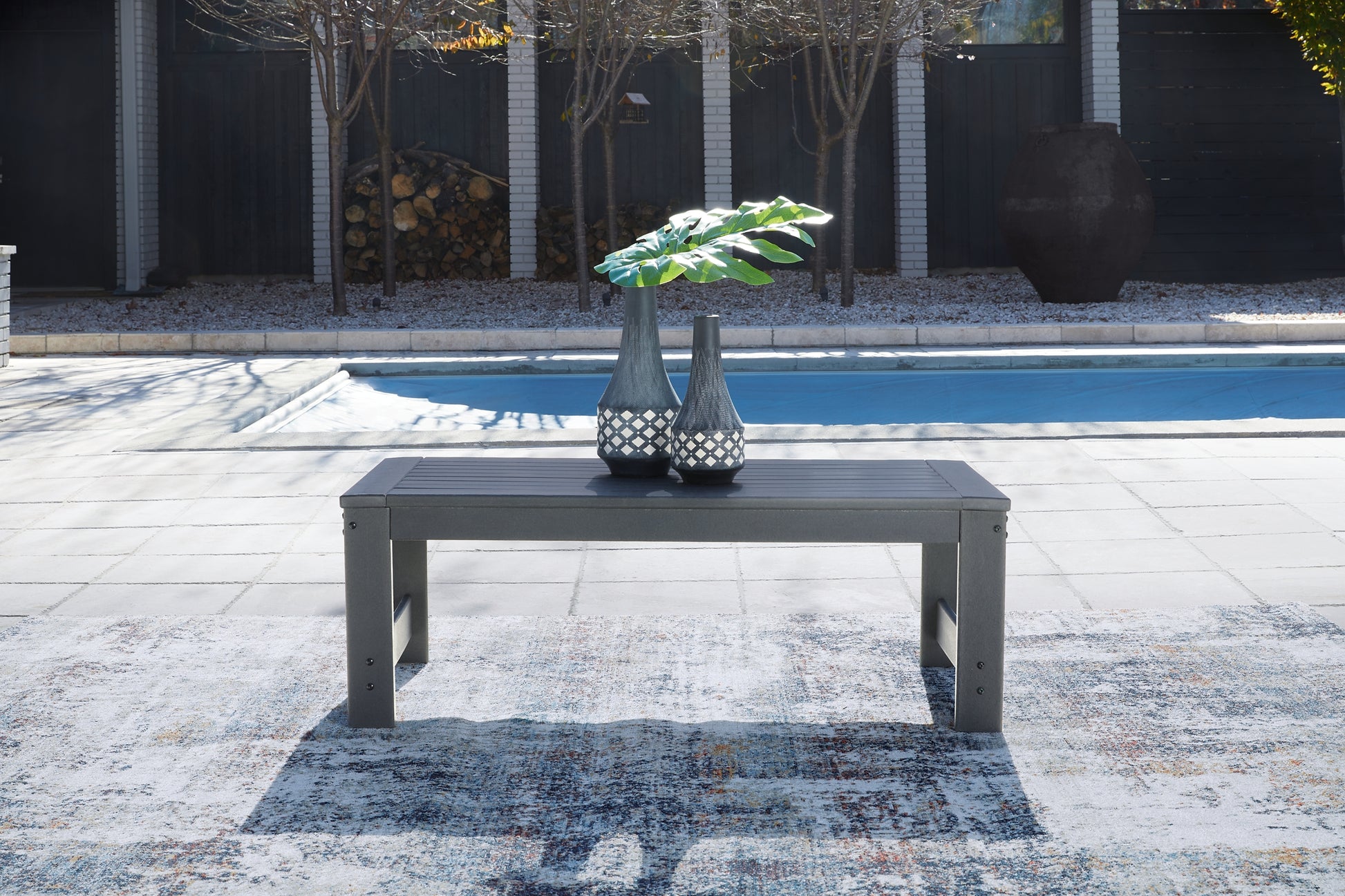 Amora Outdoor Coffee Table with 2 End Tables Signature Design by Ashley®