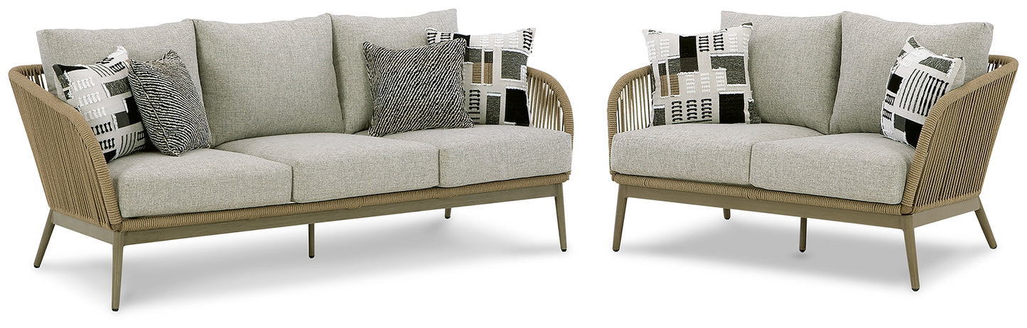 Swiss Valley Outdoor Sofa and Loveseat Signature Design by Ashley®