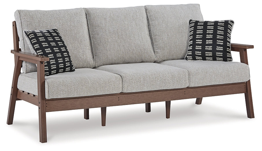 Emmeline Outdoor Sofa with Coffee Table Signature Design by Ashley®