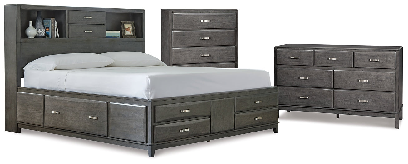 Caitbrook Queen Storage Bed with 8 Drawers with Dresser and Chest Signature Design by Ashley®