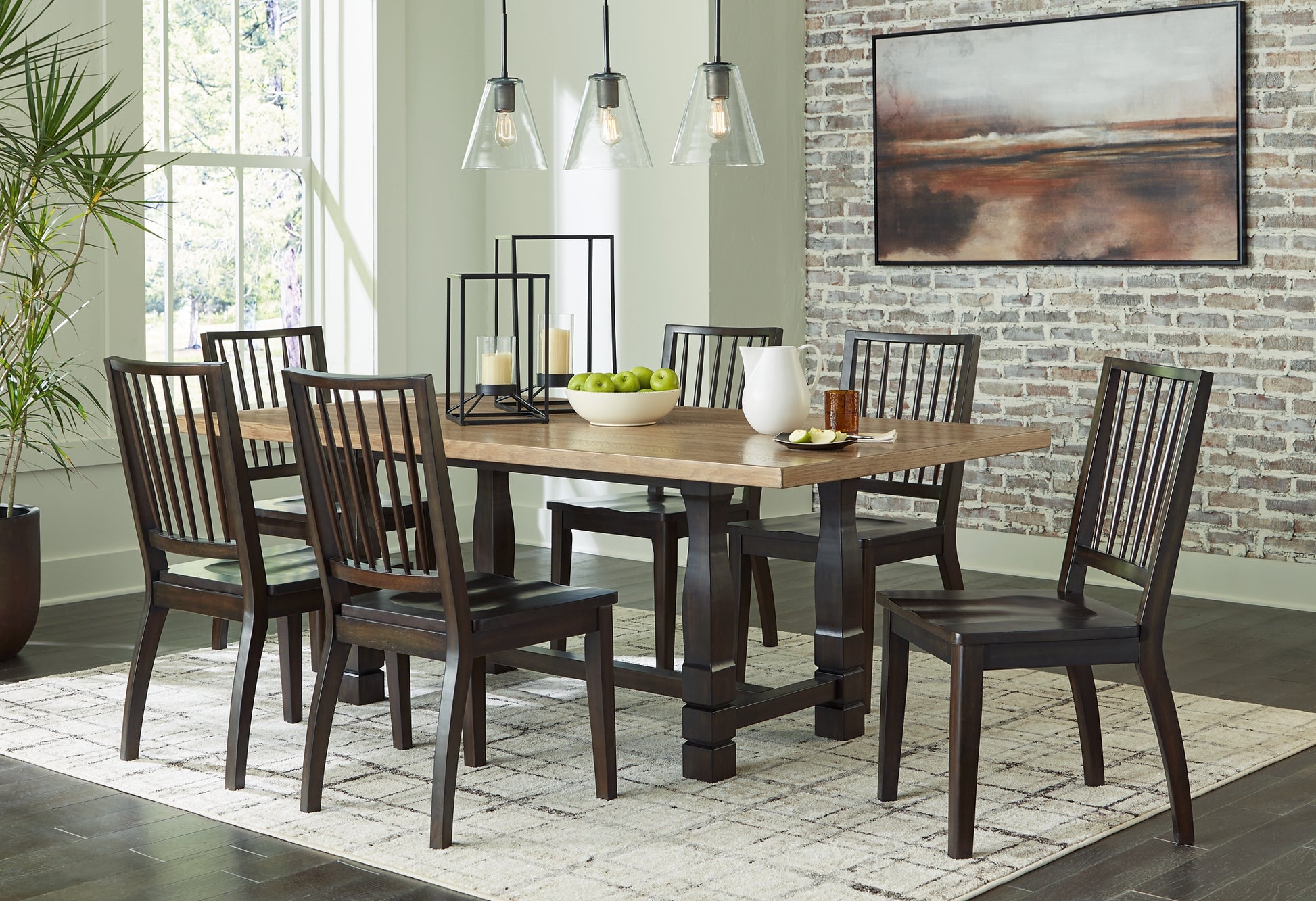 Charterton Dining Table and 6 Chairs Signature Design by Ashley®