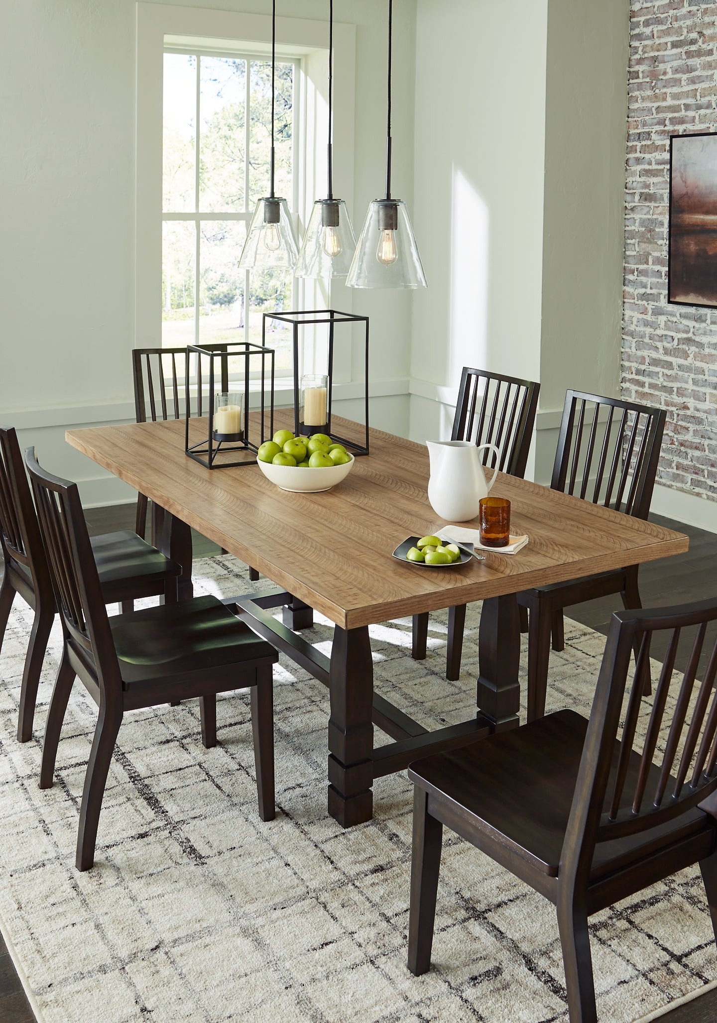 Charterton Dining Table and 6 Chairs Signature Design by Ashley®