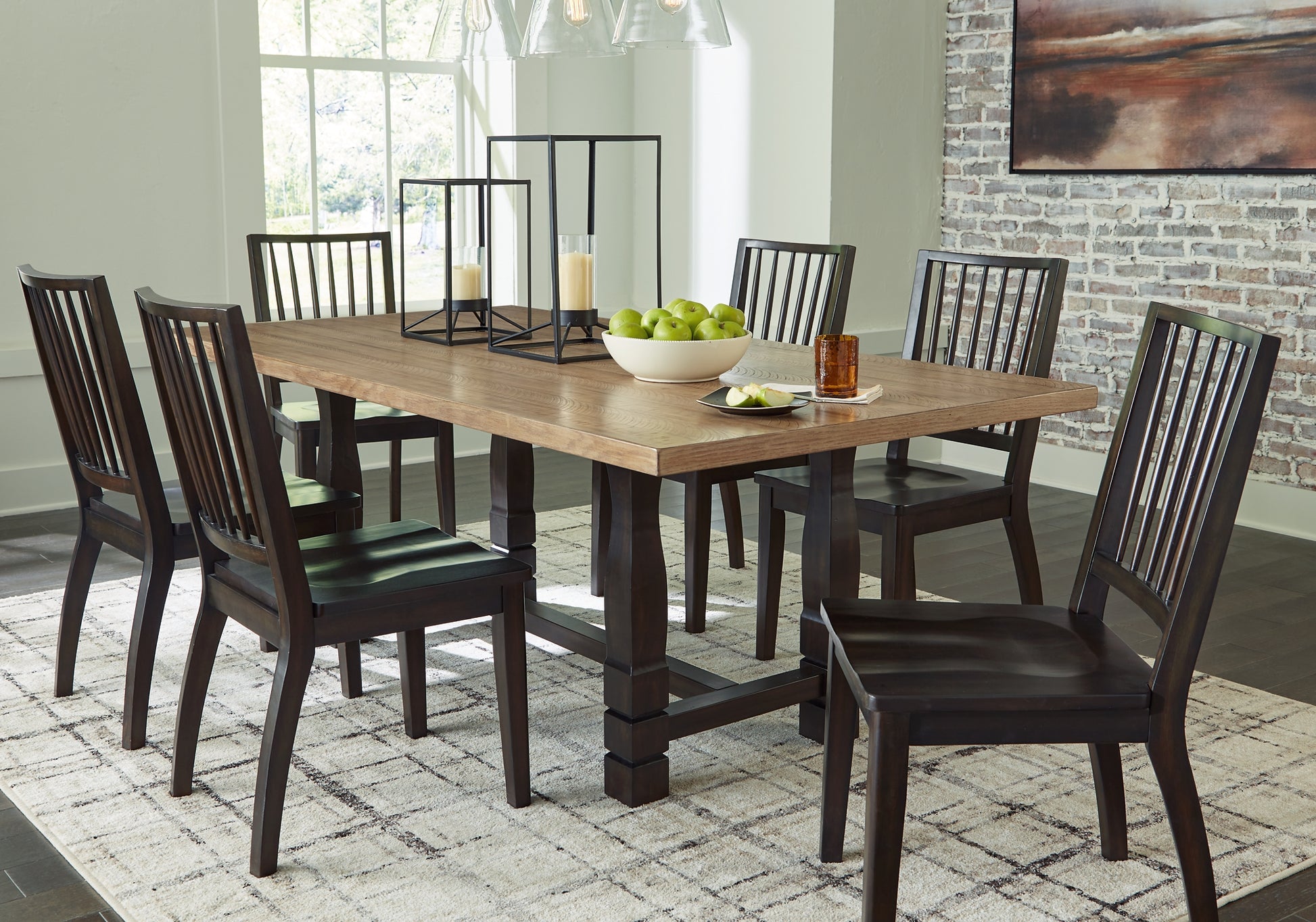 Charterton Dining Table and 6 Chairs Signature Design by Ashley®