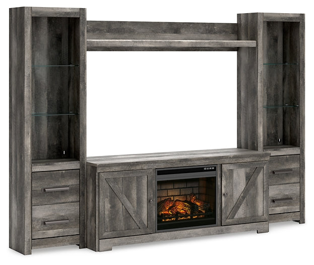 Wynnlow 4-Piece Entertainment Center with Electric Fireplace Signature Design by Ashley®