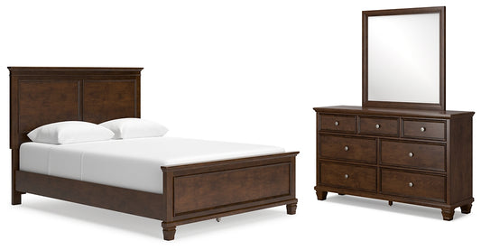 Danabrin Queen Panel Bed with Mirrored Dresser Signature Design by Ashley®