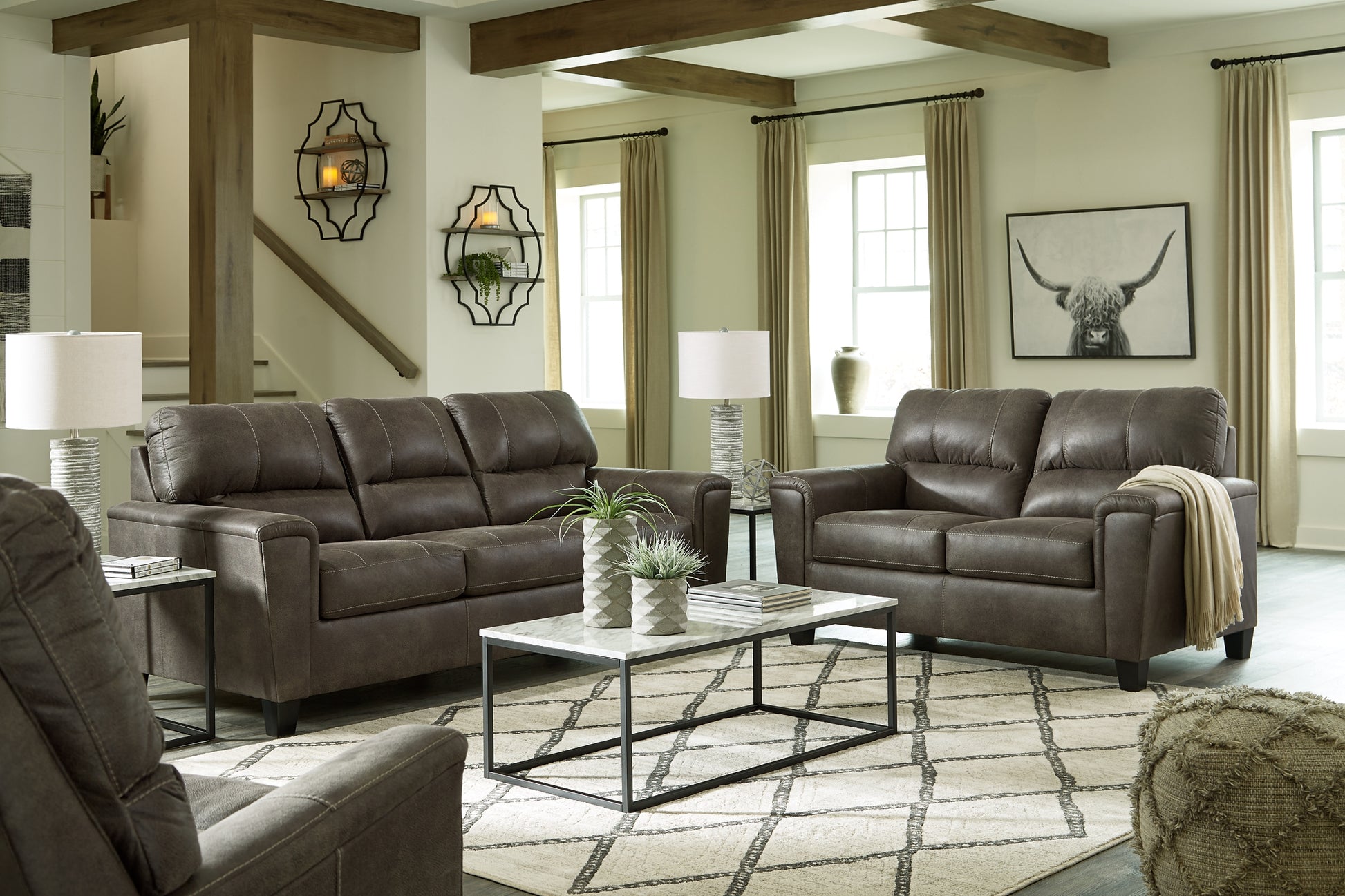 Navi Sofa, Loveseat and Recliner Signature Design by Ashley®