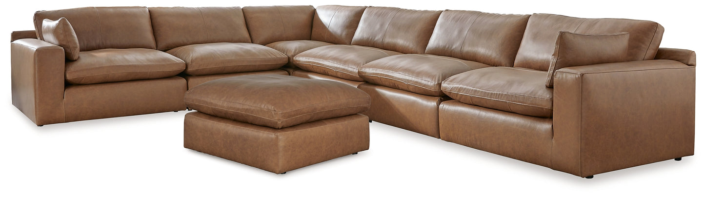 Emilia 6-Piece Sectional with Ottoman Signature Design by Ashley®