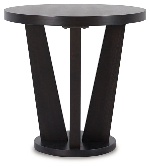 Chasinfield Round End Table Signature Design by Ashley®