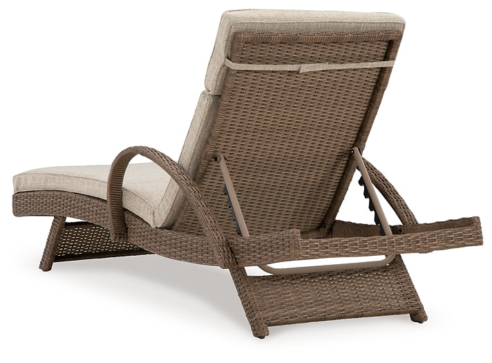 Beachcroft Chaise Lounge with Cushion Signature Design by Ashley®