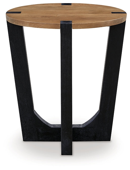 Hanneforth Round End Table Signature Design by Ashley®