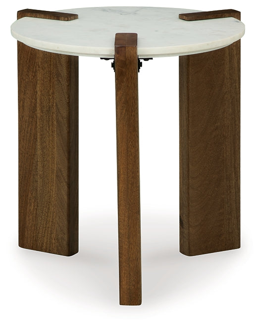 Isanti Round End Table Signature Design by Ashley®