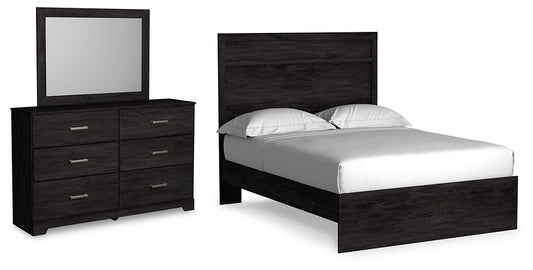 Belachime Full Panel Bed with Mirrored Dresser Signature Design by Ashley®