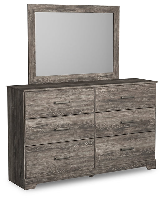 Ralinksi King Panel Bed with Mirrored Dresser and Nightstand Signature Design by Ashley®