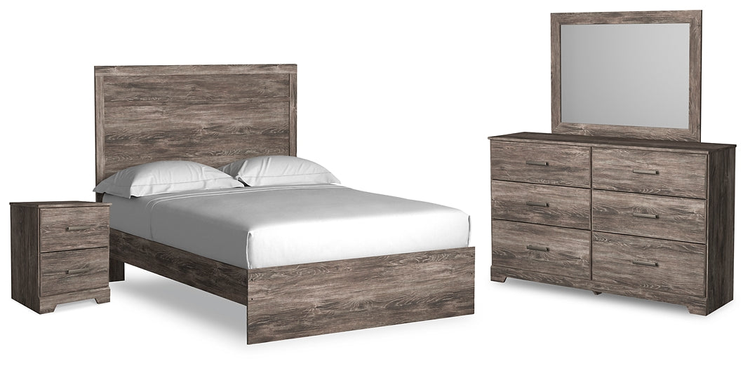 Ralinksi Full Panel Bed with Mirrored Dresser and Nightstand Signature Design by Ashley®