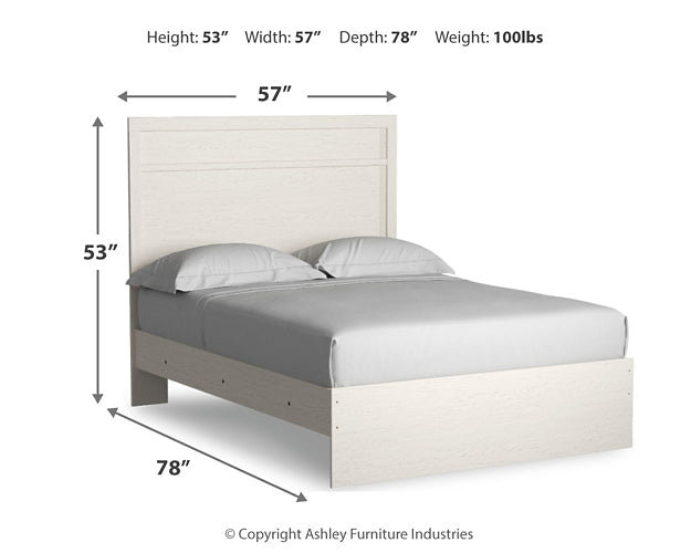 Stelsie Full Panel Bed with Mirrored Dresser Signature Design by Ashley®