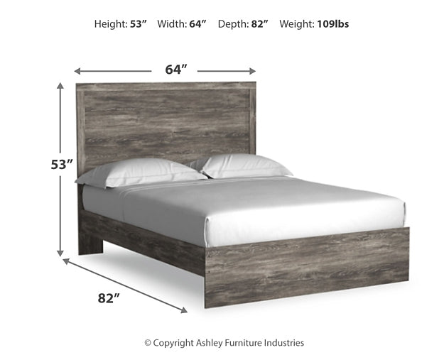 Ralinksi Queen Panel Bed with Mirrored Dresser Signature Design by Ashley®