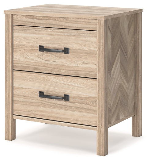 Battelle Two Drawer Night Stand Signature Design by Ashley®