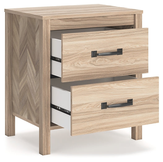 Battelle Two Drawer Night Stand Signature Design by Ashley®