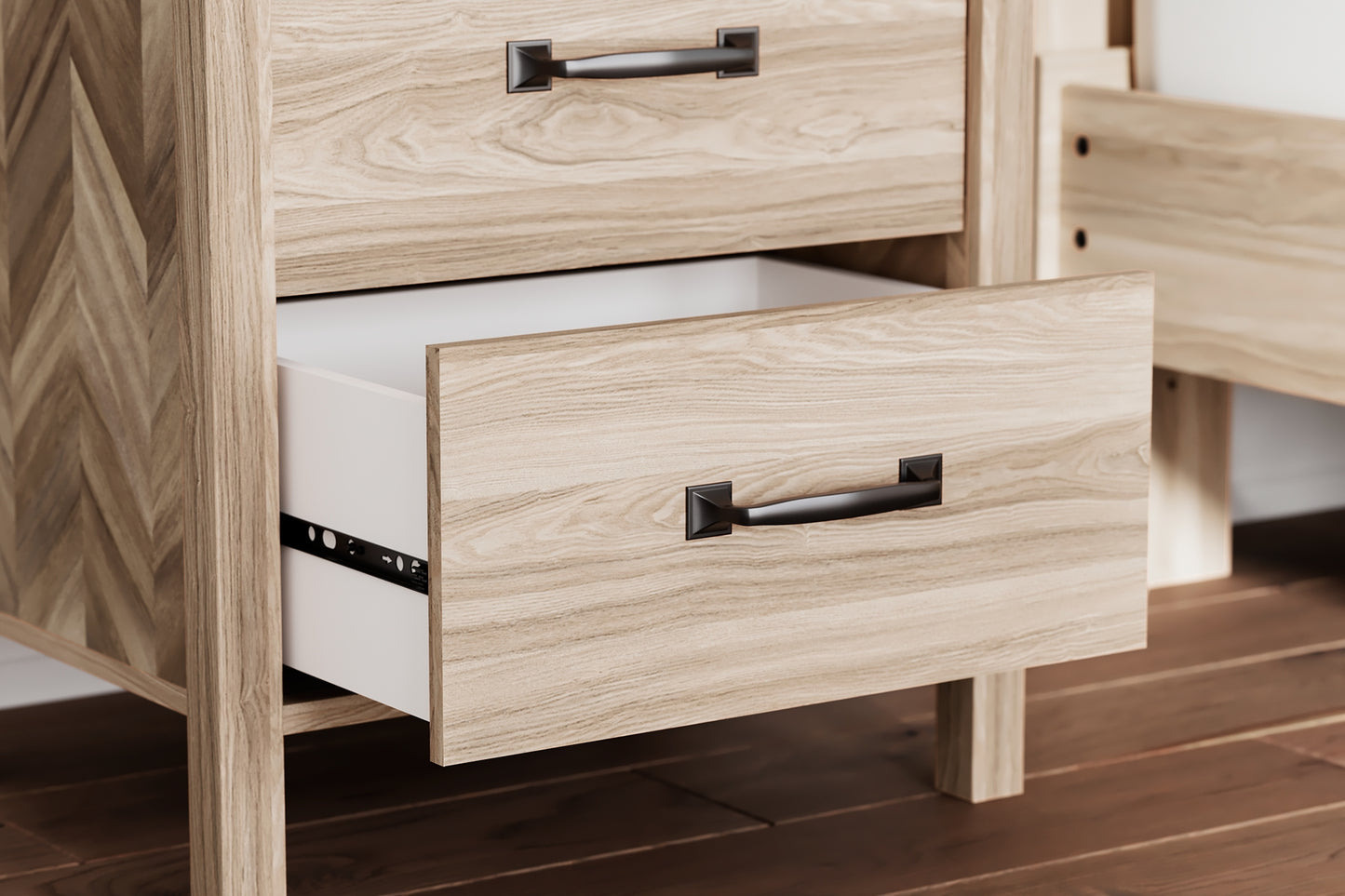 Battelle Two Drawer Night Stand Signature Design by Ashley®