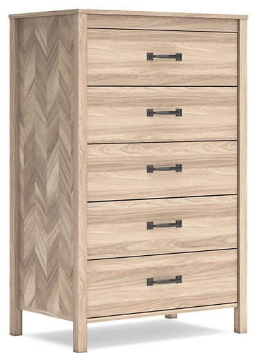 Battelle Five Drawer Chest Signature Design by Ashley®