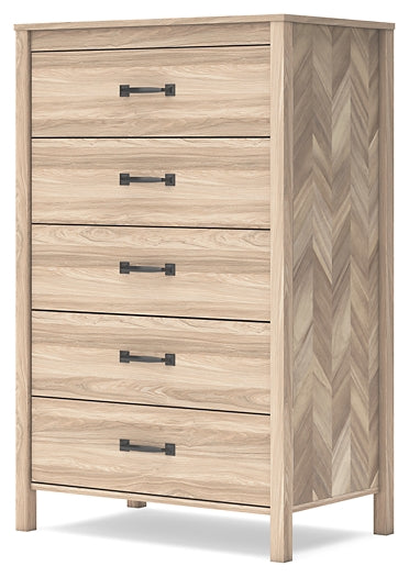 Battelle Five Drawer Chest Signature Design by Ashley®