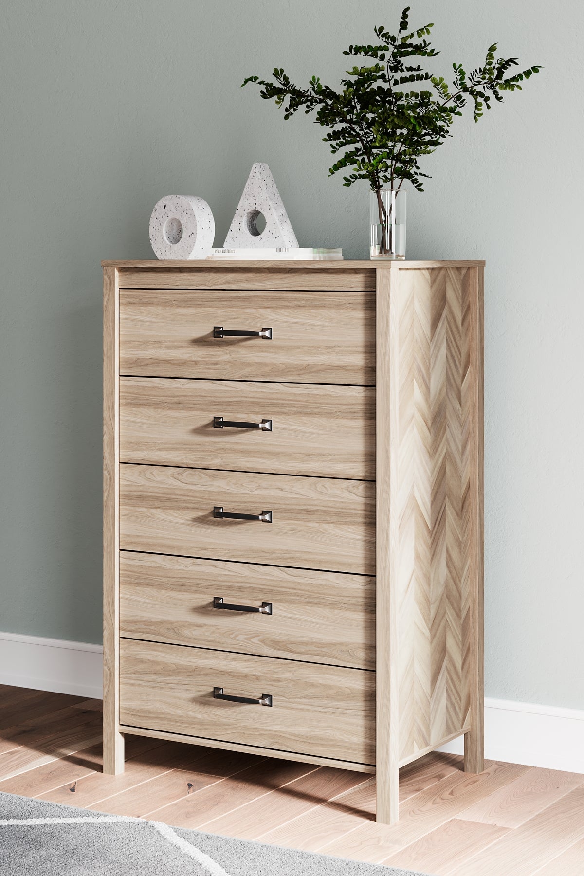 Battelle Five Drawer Chest Signature Design by Ashley®