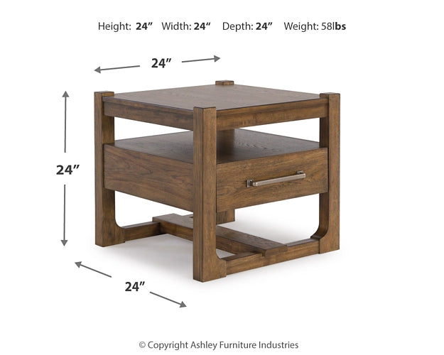 Cabalynn Coffee Table with 2 End Tables Signature Design by Ashley®