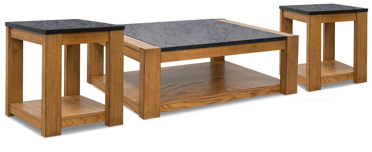 Quentina Coffee Table with 2 End Tables Signature Design by Ashley®