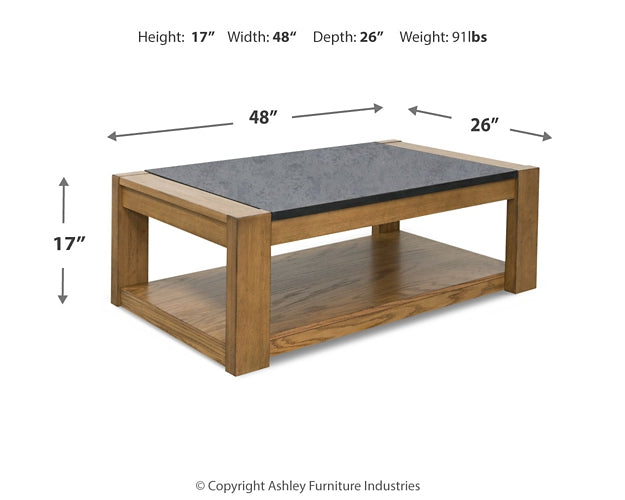 Quentina Coffee Table with 2 End Tables Signature Design by Ashley®