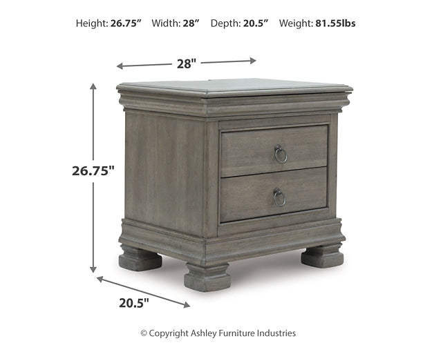 Lexorne Queen Sleigh Bed with Mirrored Dresser, Chest and 2 Nightstands Signature Design by Ashley®