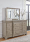 Lexorne Queen Sleigh Bed with Mirrored Dresser, Chest and 2 Nightstands Signature Design by Ashley®